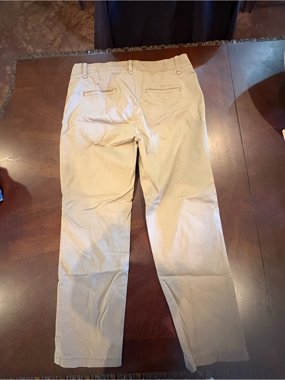 Vince Women's Straight-Leg Pants in Khaki - Picture 2 of 5